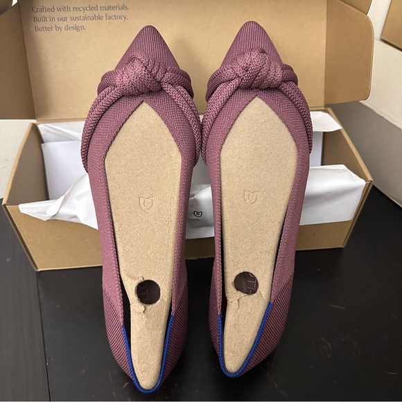 ROTHY’S The Knot Point II Women's Purple Mauve Flats - Picture 3 of 7